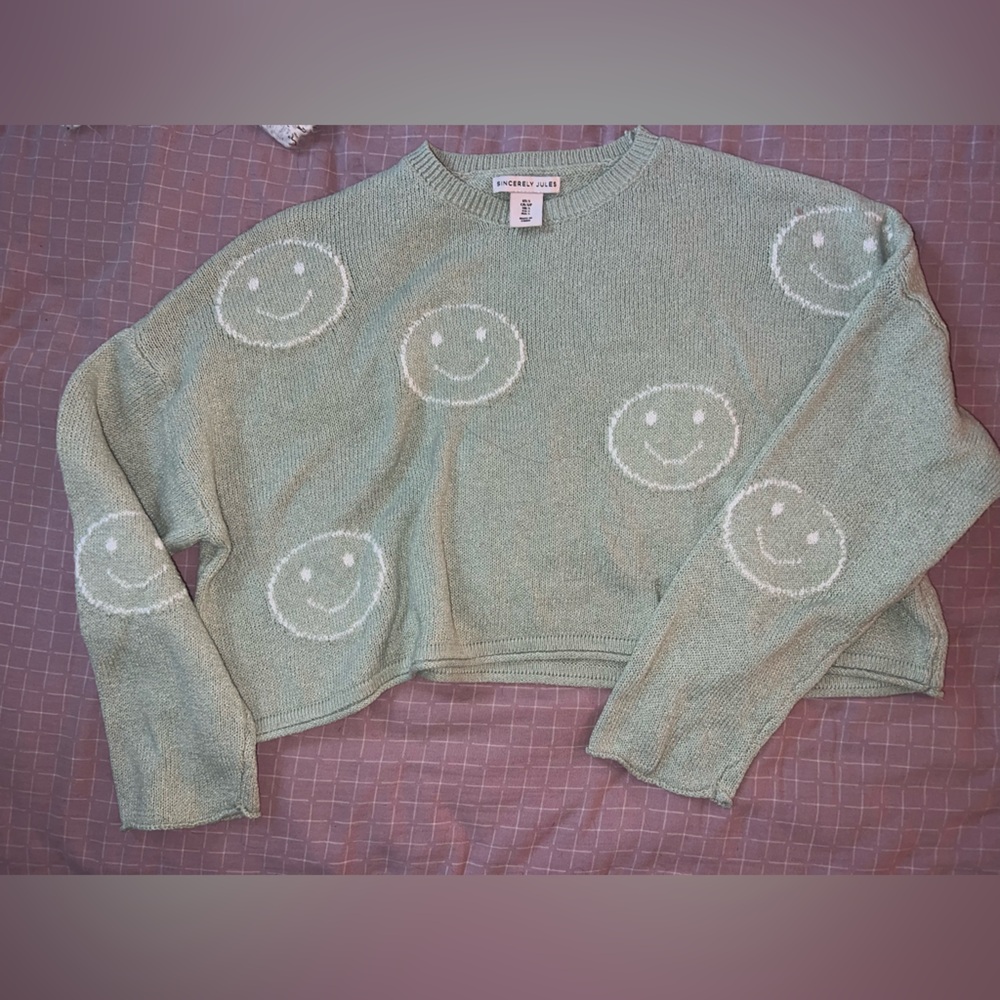 Sincerely Jules Mint Smiley Pajama Set -final price - Picture 5 of 5